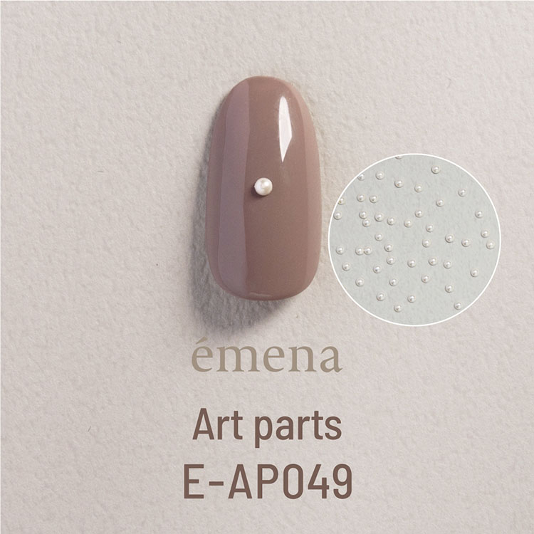 emena アートパーツ 半球パール クリーム1.5mm(100個)