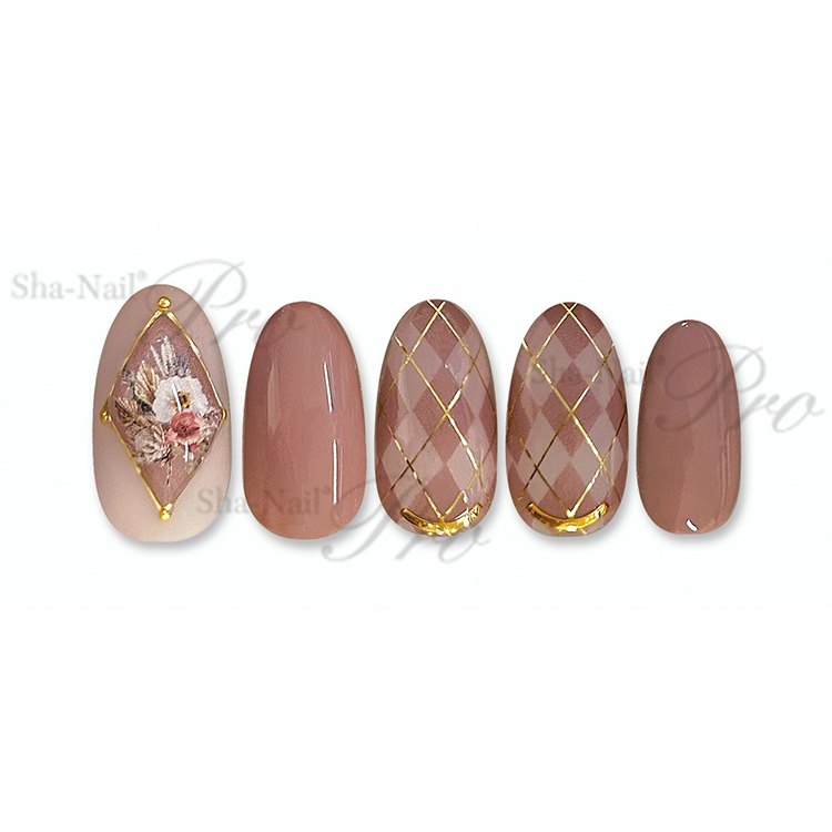 取扱終了 Sha-Nail ProSACHI-003SachikoArgylePattern-MoroccanStyle-サチコアーガイルパターンモロッカンスタイル