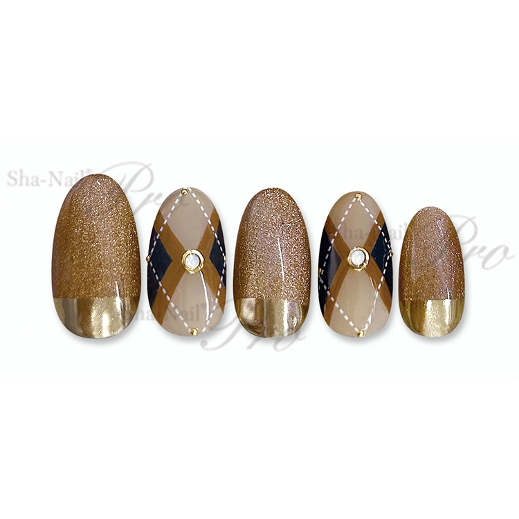 取扱終了 Sha-Nail ProSACHI-003SachikoArgylePattern-MoroccanStyle-サチコアーガイルパターンモロッカンスタイル