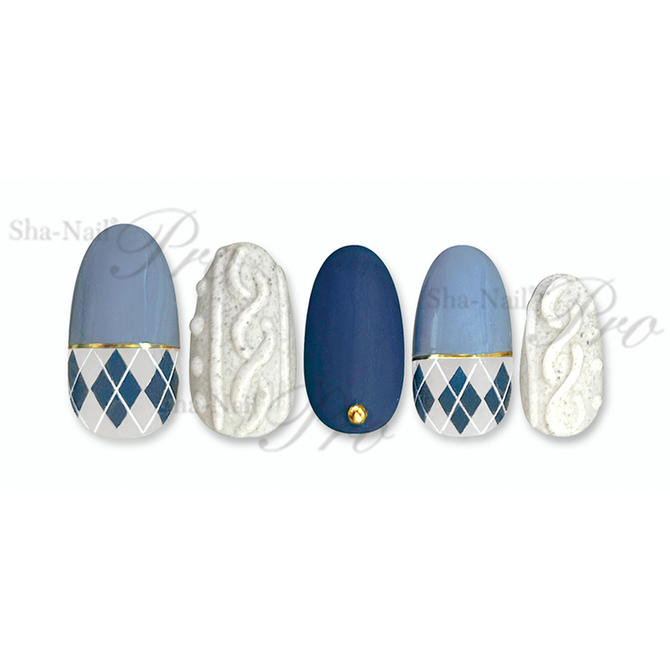 取扱終了 Sha-Nail ProSACHI-003SachikoArgylePattern-MoroccanStyle-サチコアーガイルパターンモロッカンスタイル