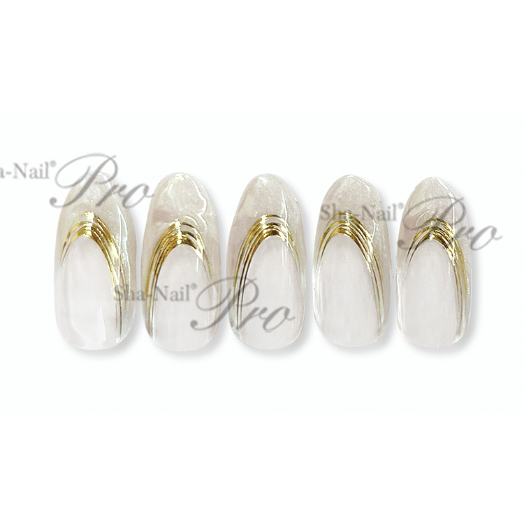 取扱終了 Sha-Nail Plus RUMI-BF03 Boomerang French Cluster -Gold- ブーメランフレンチ クラスター ゴールド