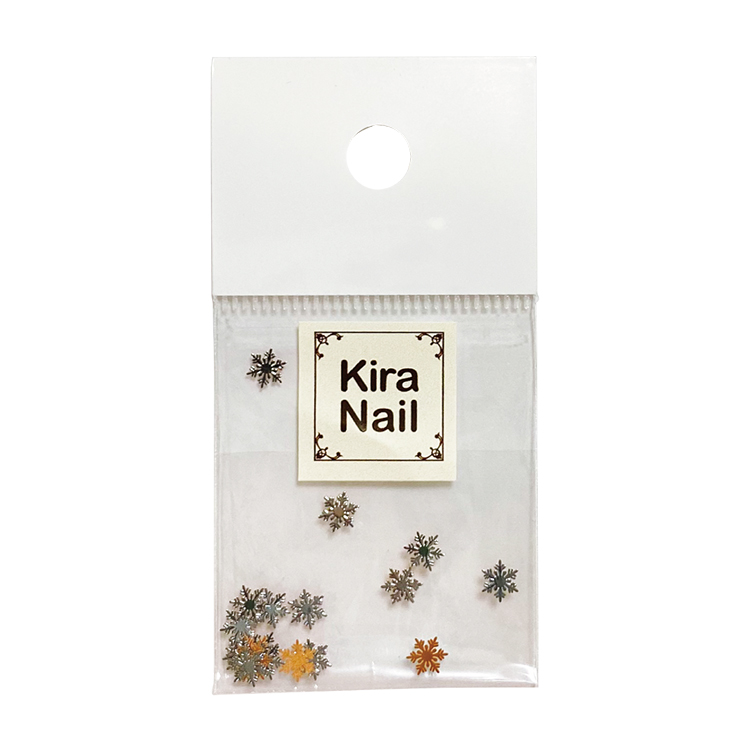 KiraNail 雪の結晶 クリスタルシャワー シルバー 20個入