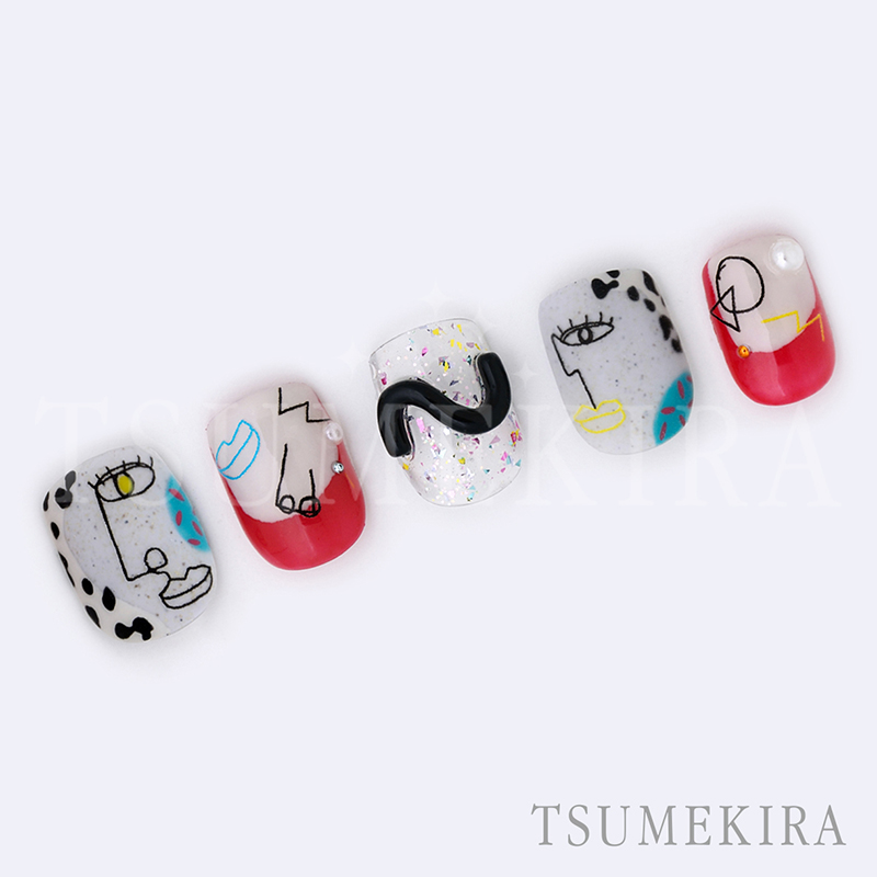 取扱終了 TSUMEKIRA NN-SNZ-010 SANZOUプロデュース RAKUGAKI BLACK