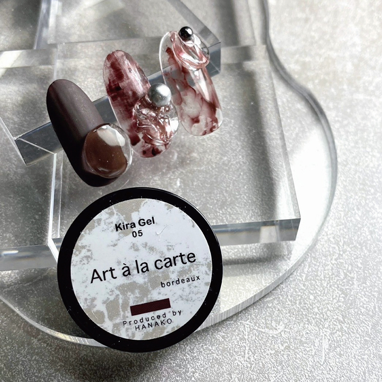 KiraNail Hanakoプロデュース アートアラカルトGEL Bordeaux