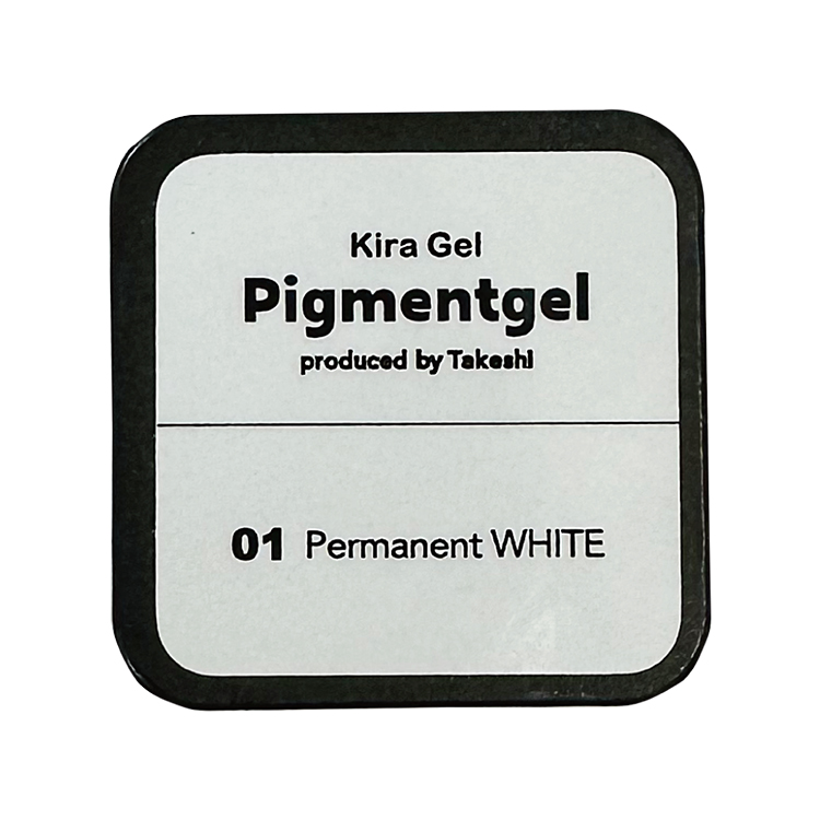 KiraNail Takeshiプロデュース Pigmentgel 01 Permanent WHITE