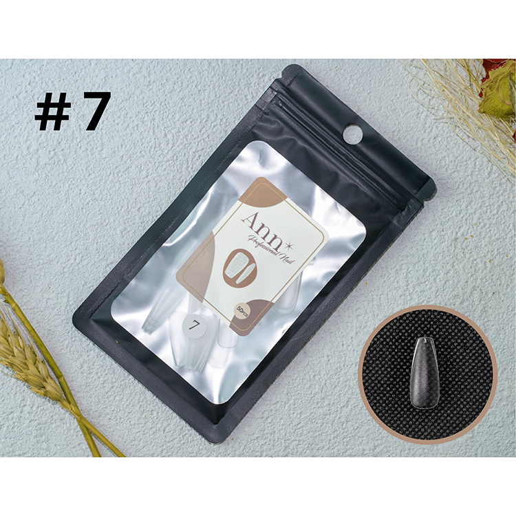 Ann Professional チップイクステンション ショートバレリーナ型 #7