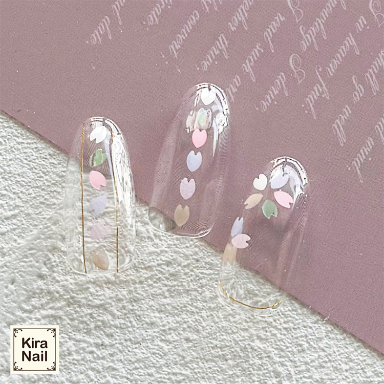 KiraNail HOLOGRAM 花びら ケース入 フジムラサキ
