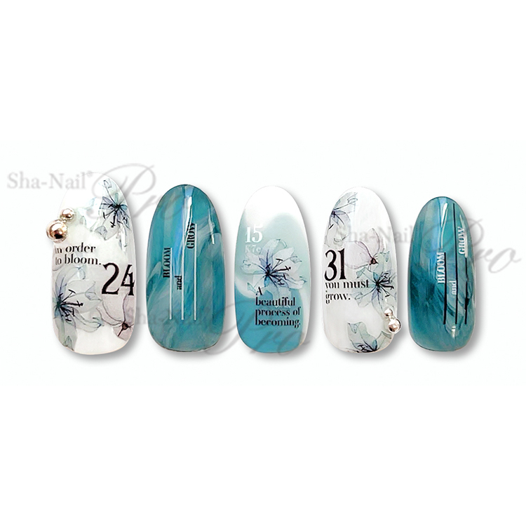 取扱終了 Sha-Nail Pro KANAE-024 Kanae Sheer Flower カナエ シアーフラワー