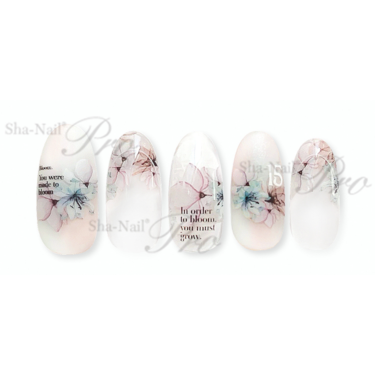 取扱終了 Sha-Nail Pro KANAE-024 Kanae Sheer Flower カナエ シアーフラワー