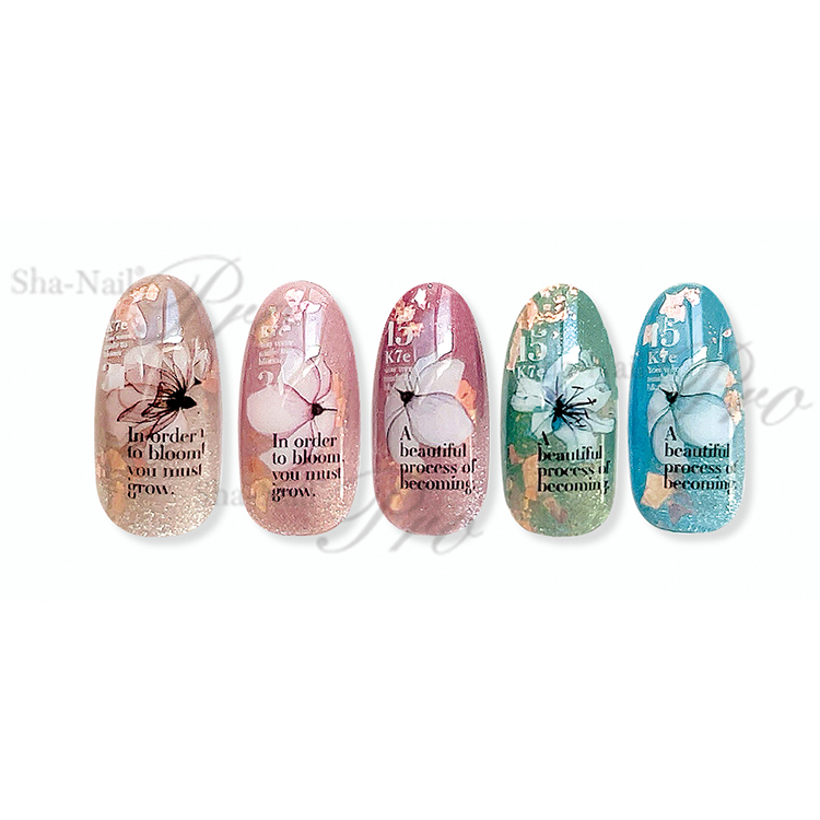 取扱終了 Sha-Nail Pro KANAE-024 Kanae Sheer Flower カナエ シアーフラワー