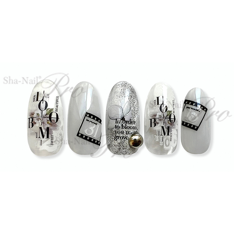 取扱終了 Sha-Nail Pro KANAE-024 Kanae Sheer Flower カナエ シアーフラワー
