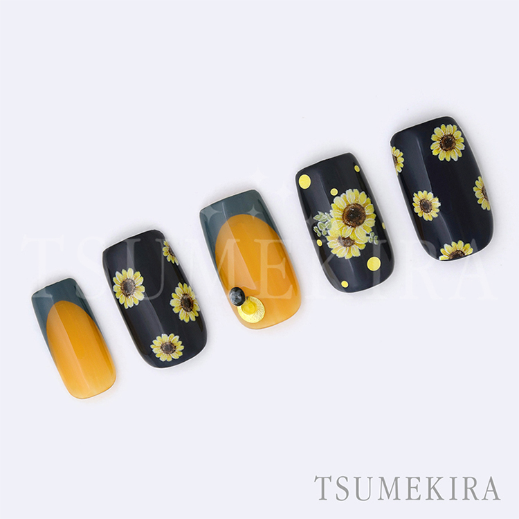取扱終了 TSUMEKIRA NN-FKO-001 福岡あみプロデュース ひまわり petit