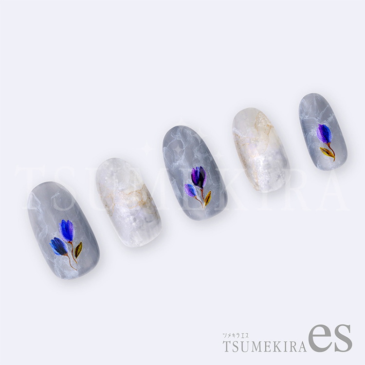 取扱終了 TSUMEKIRA es ES-MOM-008 MOMOプロデュース Flower bouquet fresh mini