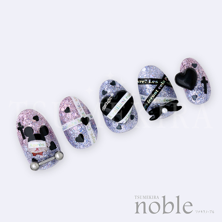 取扱終了 TSUMEKIRA noble NO-FRR-001 French Ruban オーロラ