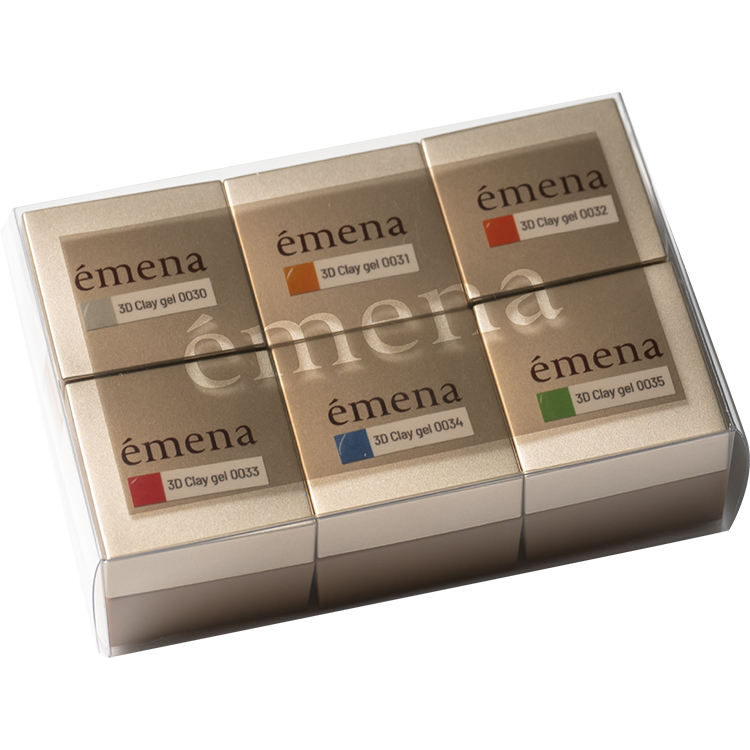 限定 emena 3Dクレイジェル6色セット 0030-0035