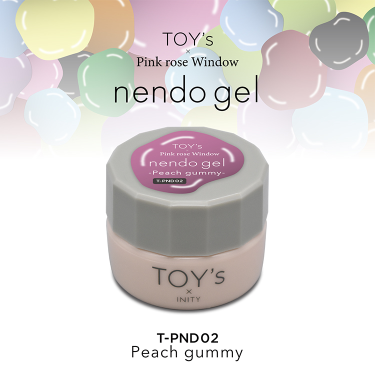TOY’s x Pink rose Window nendo gel PND02 ピーチグミ