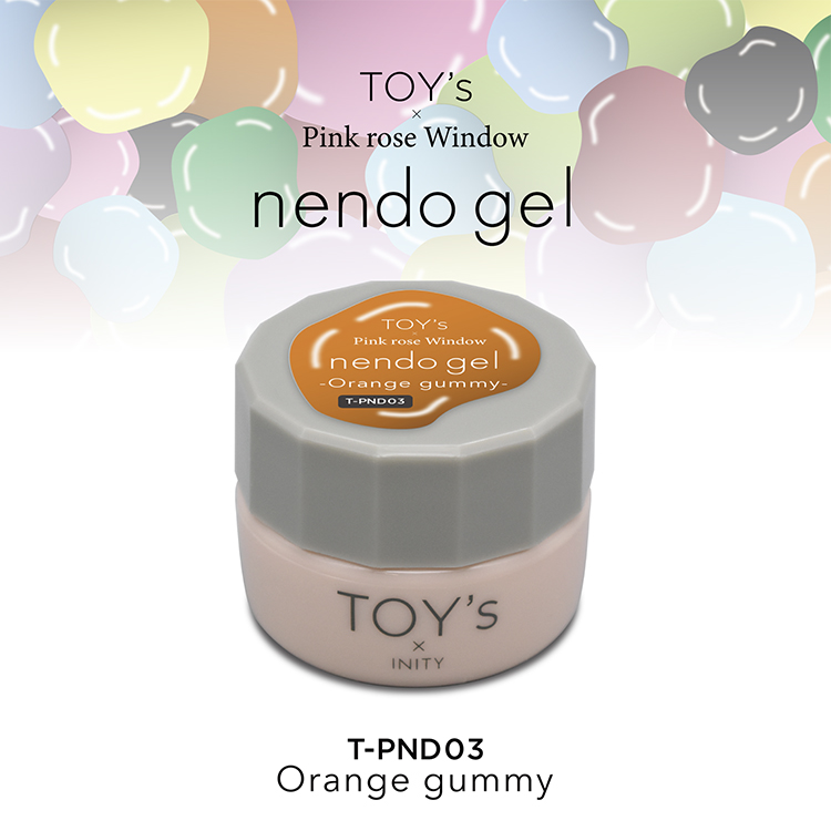 TOY’s x Pink rose Window nendo gel PND03 オレンジグミ