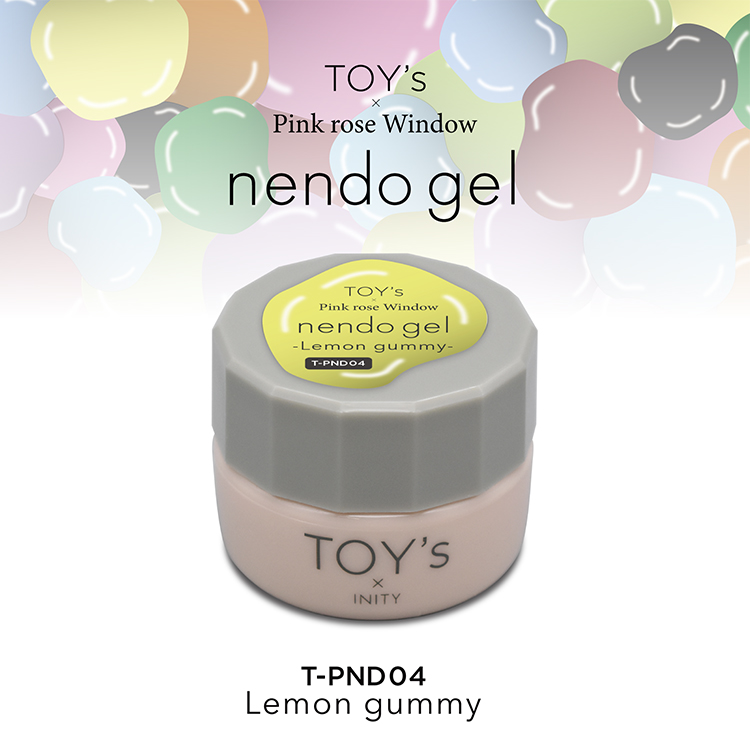 TOY’s x Pink rose Window nendo gel PND04 レモングミ