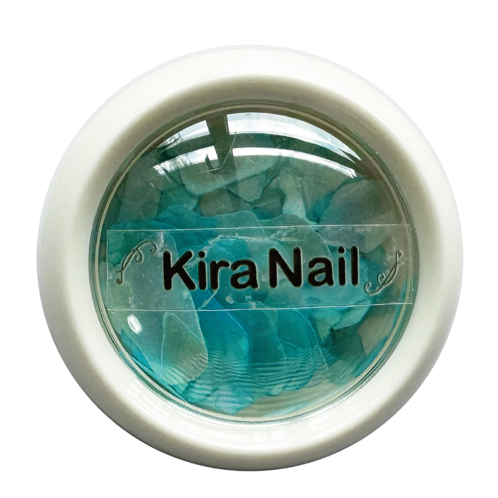 KiraNail パーツシェルクラム ブルー