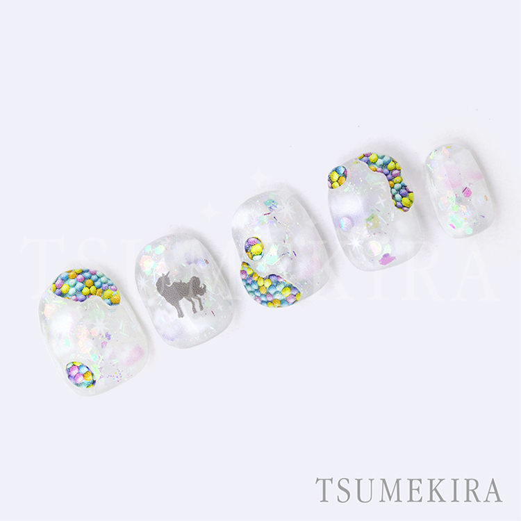 取扱終了 TSUMEKIRA NN-NAC-001 なかやまちえこプロデュース Sur un Nuage.