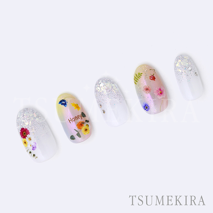 取扱終了 TSUMEKIRA NN-FDE-001 flower decoration vivid