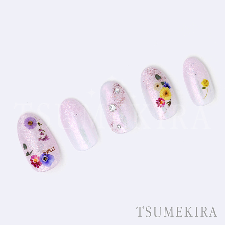 取扱終了 TSUMEKIRA NN-FDE-001 flower decoration vivid