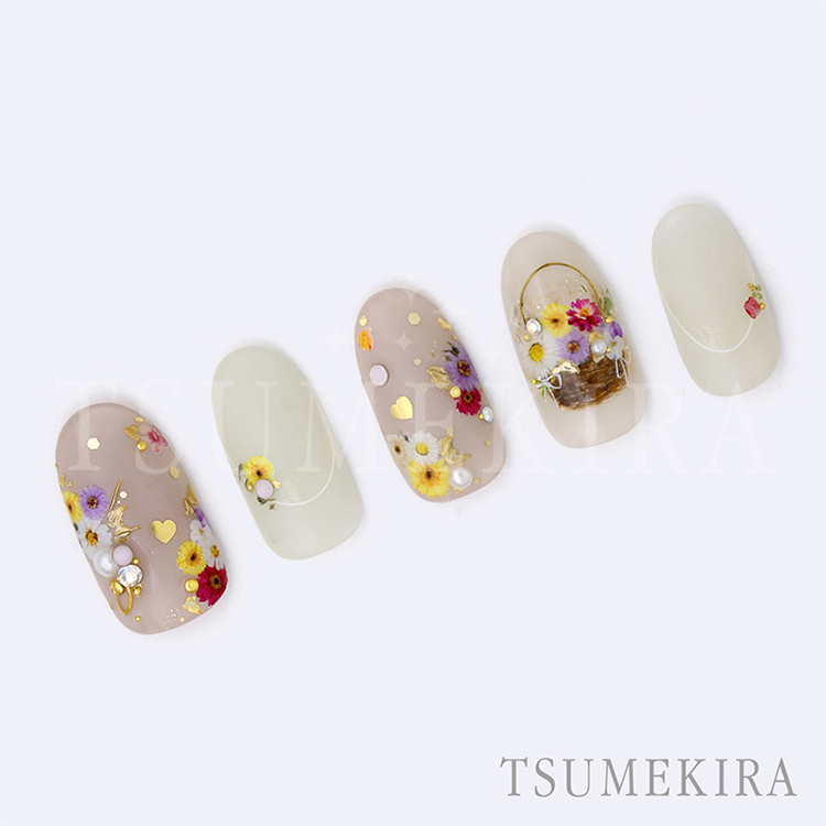取扱終了 TSUMEKIRA NN-FDE-001 flower decoration vivid