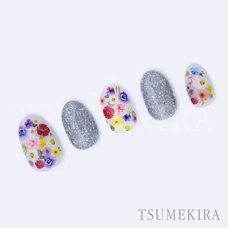 取扱終了 TSUMEKIRA NN-FDE-001 flower decoration vivid