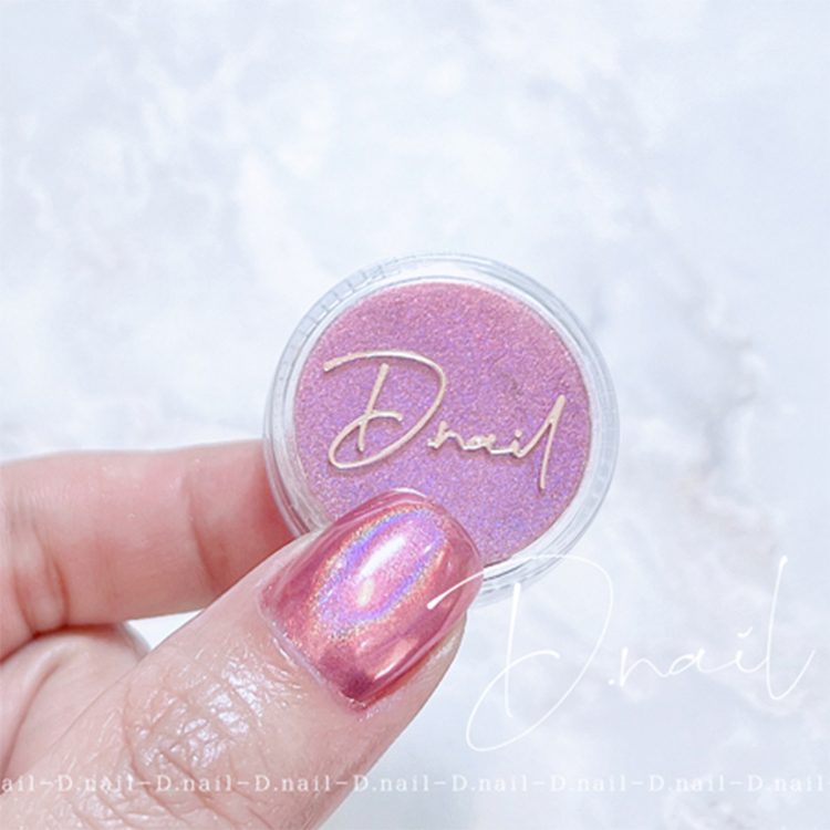 D.nail ダビーミラーパウダー  dovey mirror ファインオーロラピンク