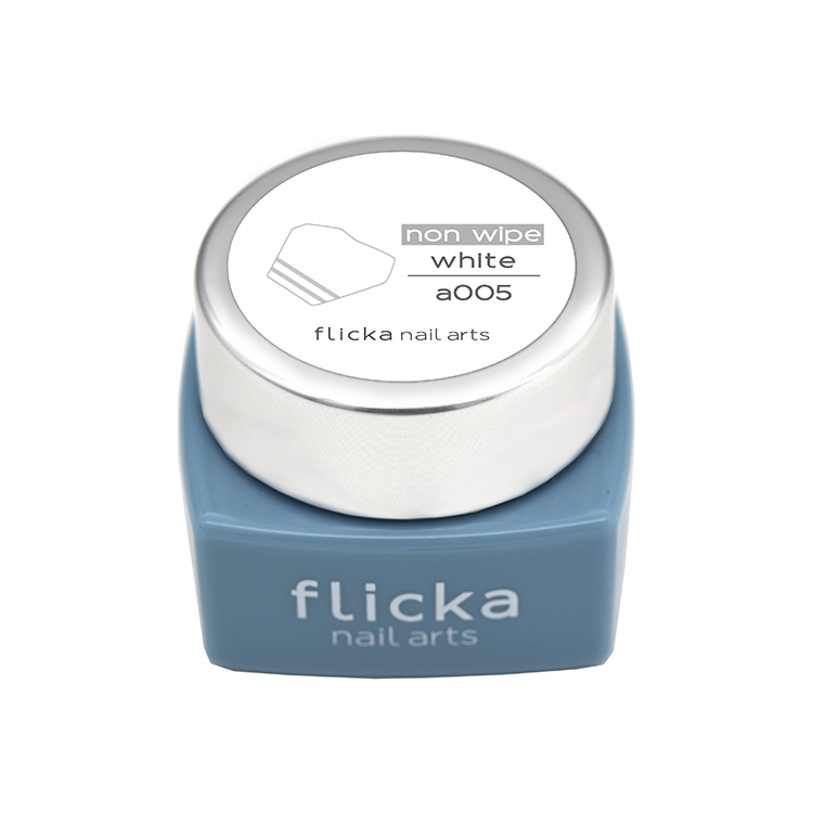 flicka nail arts flicka nail arts フリッカカラージェル a005 ノンワイプホワイト