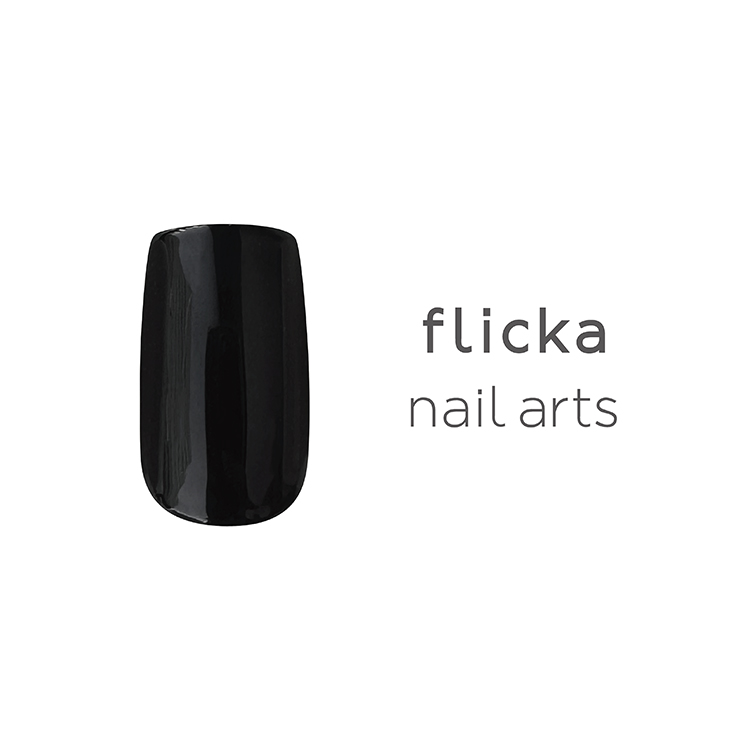 flicka nail arts flicka nail arts フリッカカラージェル a006 ノンワイプブラック