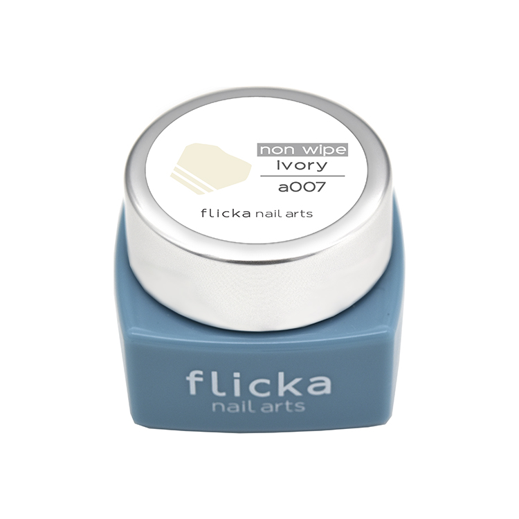 flicka nail arts flicka nail arts フリッカカラージェル a007 ノンワイプアイボリー