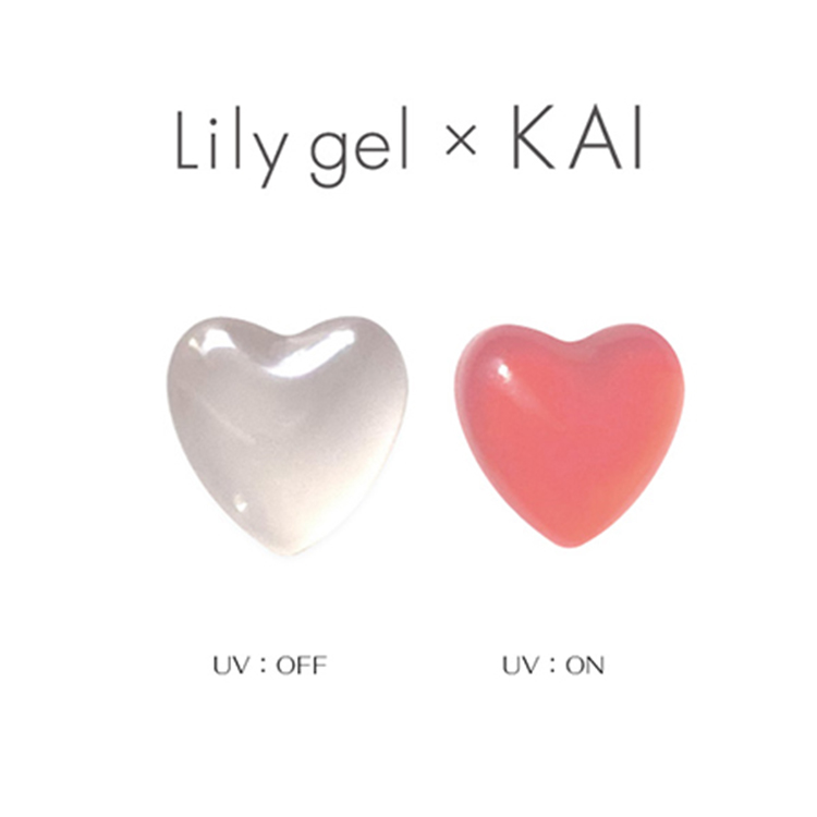 生産終了 リリージェル KAI UVゼリーハートパーツ チークピンク