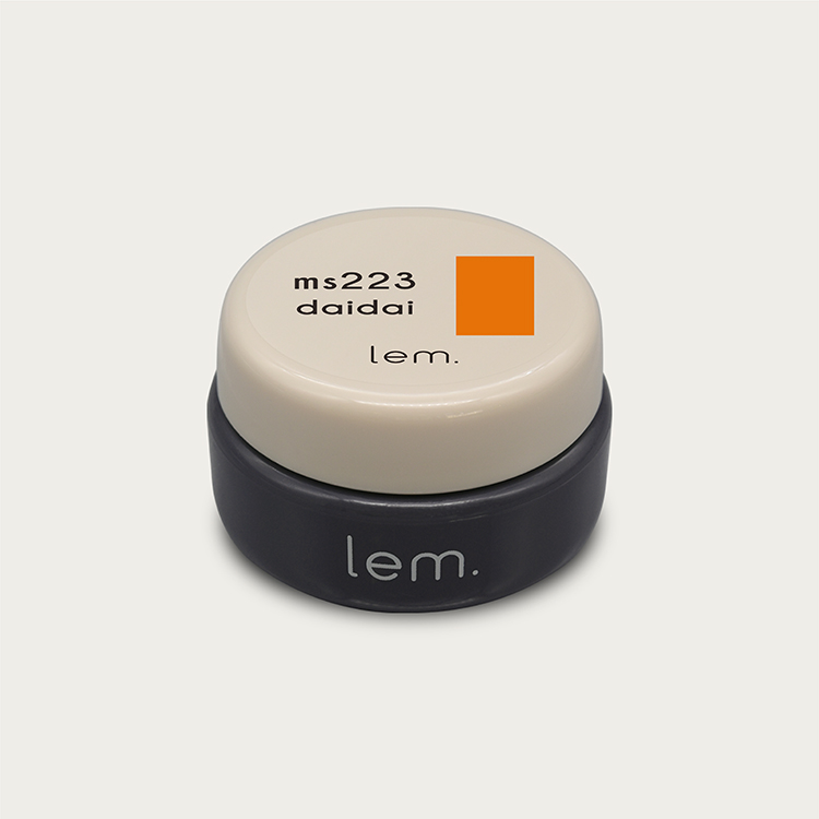 lem. カラージェル ms223 ダイダイ