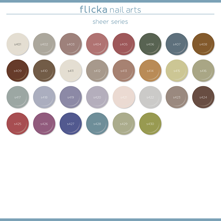 お取り寄せ flicka nail arts フリッカカラー&マグジェル114色セット
