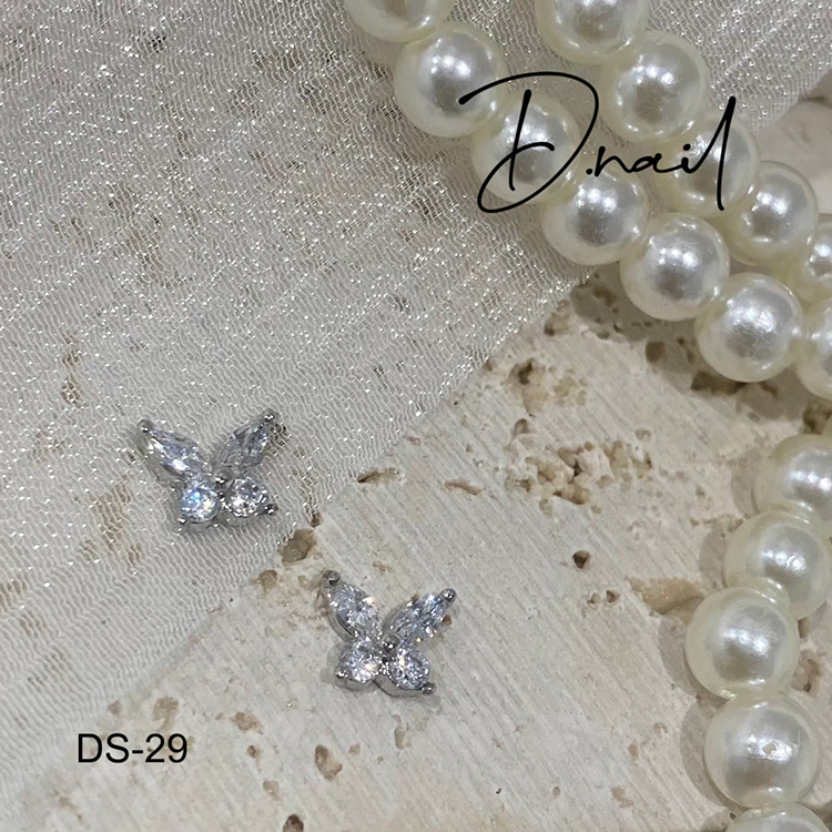 D.nail ジュエリービジューパーツDS-29 リーフバタフライ