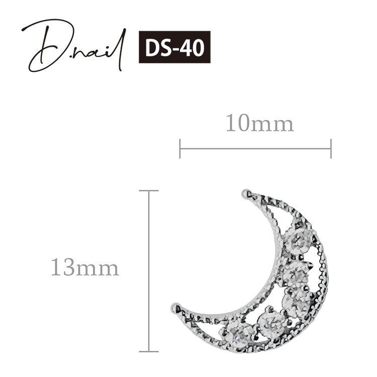 D.nail ジュエリービジューパーツDS-40 クリスタルムーン