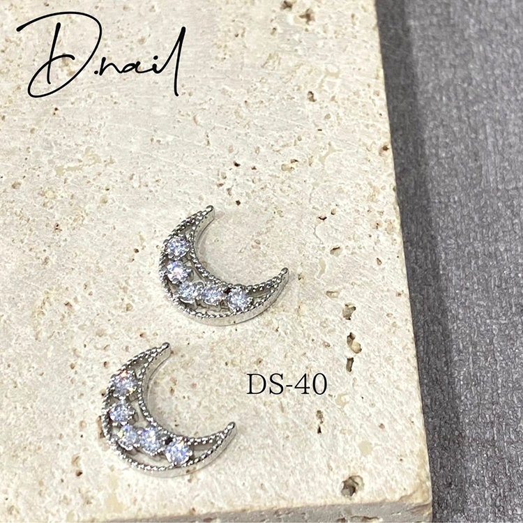D.nail ジュエリービジューパーツDS-40 クリスタルムーン