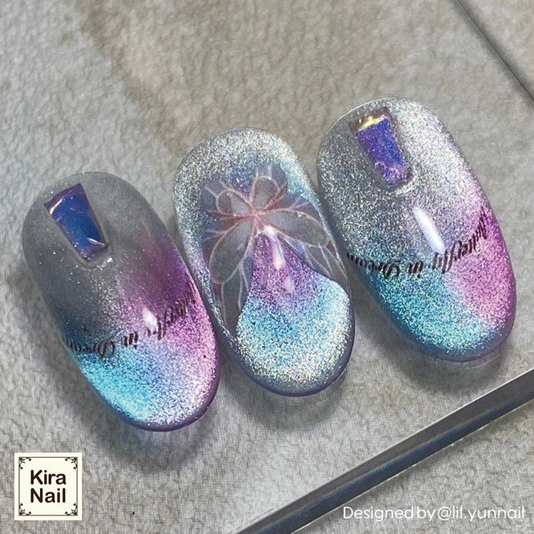 KiraNail Kirally NailSticker オーロラバタフライ