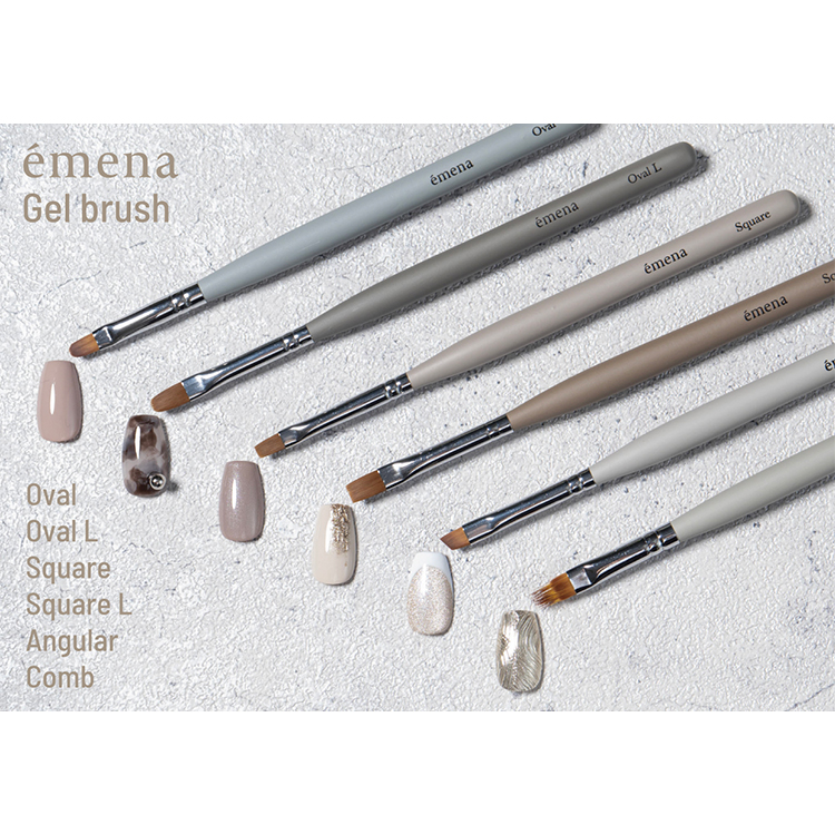 emena ジェルブラシ Oval L