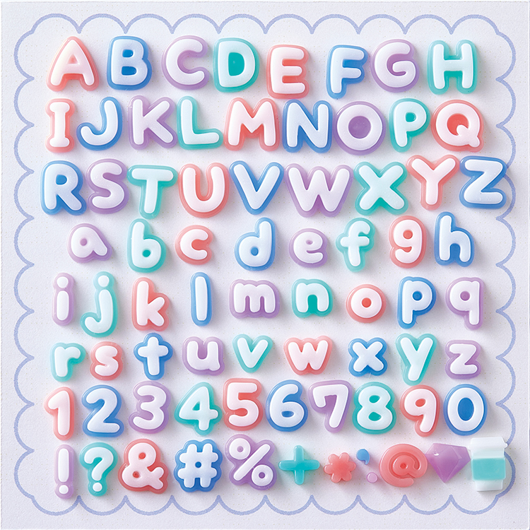 期間限定 PADICO タフレクトモールド アルファベット&数字