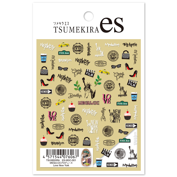 TSUMEKIRA es ES-MGC-001 MEGU.CCプロデュース Love New York