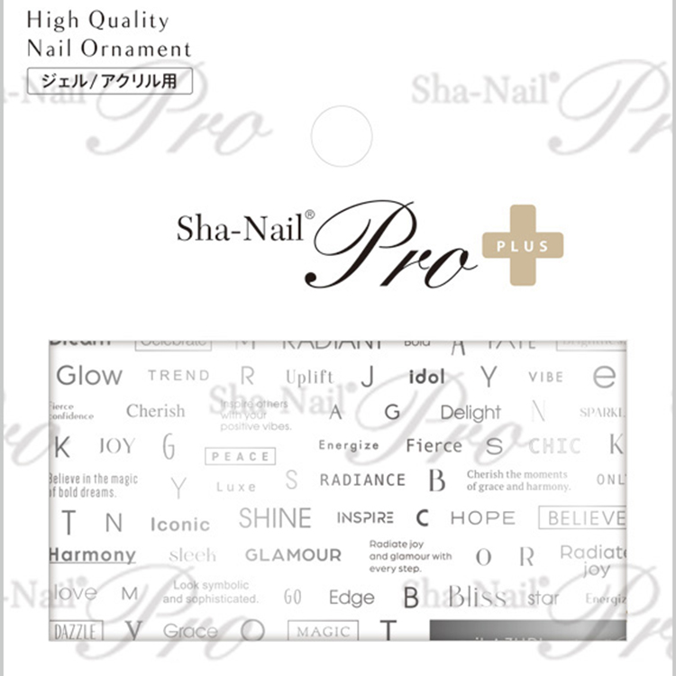 Sha-Nail Plus AYAKO-PFB02 Font Box -Silver- / プラス フォントボックス シルバー
