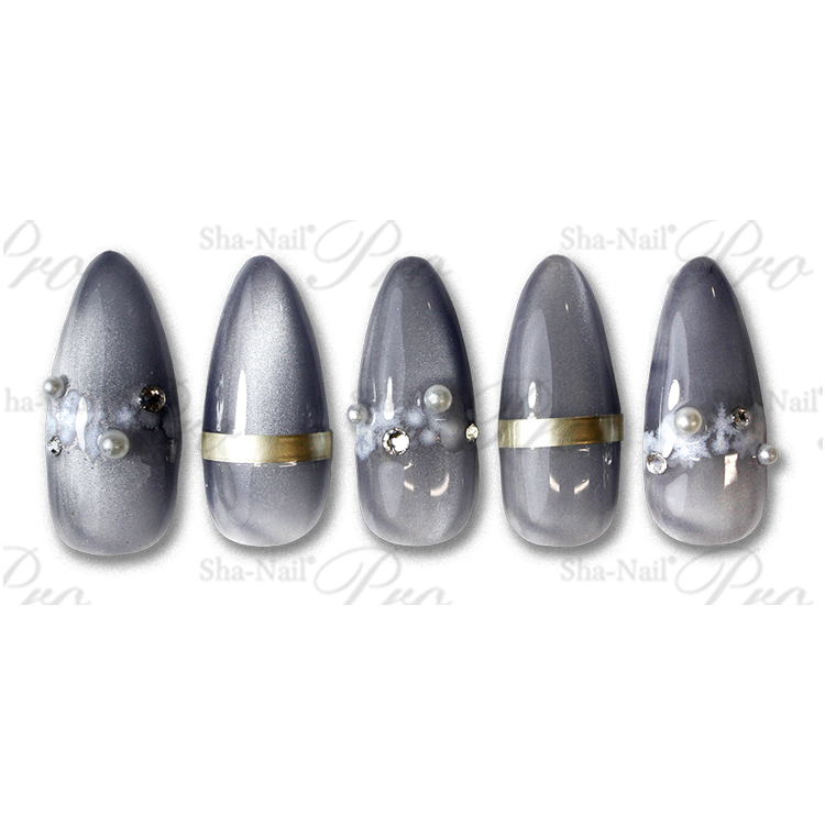 Sha-Nail Plus RUMI-PFGW01 French Gradation Snow -White- / フレンチグラデーションスノー ホワイト