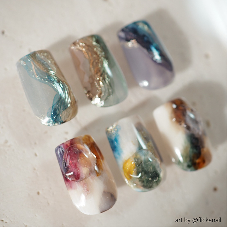 flicka nail arts インク ハーベストシリーズ h006 フィグ