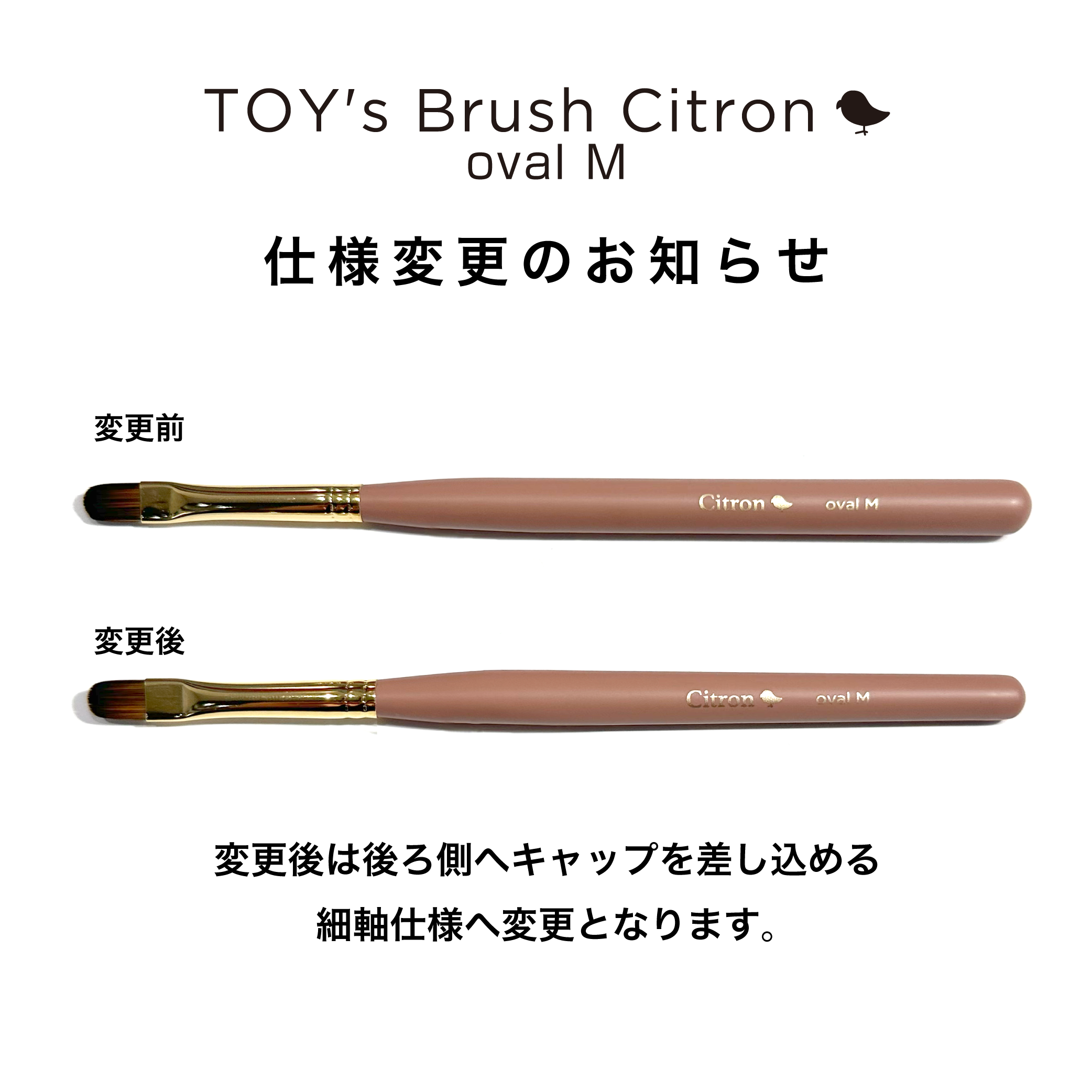 TOY’s × INITY TOY’s Brush Citron オーバルM