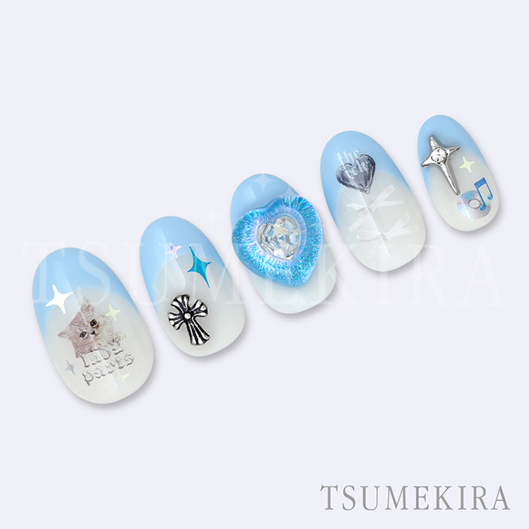 TSUMEKIRA NN-KAI-012 KAI produce Lady parts blue