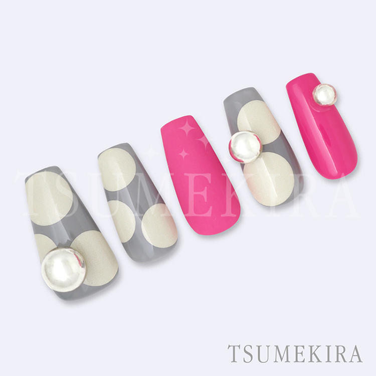 TSUMEKIRA NN-MGN-007 MEGU NAIL プロデュース MEGUドット BEIGE