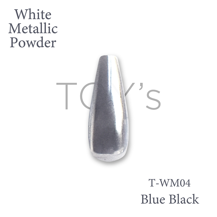 TOY’s × INITY ホワイトメタリックパウダー T-WM04 ブルーブラック
