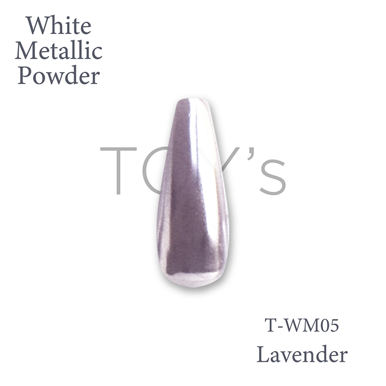 TOY’s × INITY ホワイトメタリックパウダー T-WM05 ラベンダー